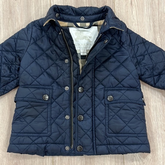 AUTHENTIC BURBERRY KIDS UNISEX JACKET REMOVABLE HOODIE 12M - Picture 4 of 11